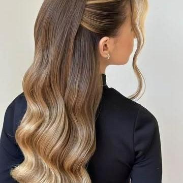Half Updo Styling