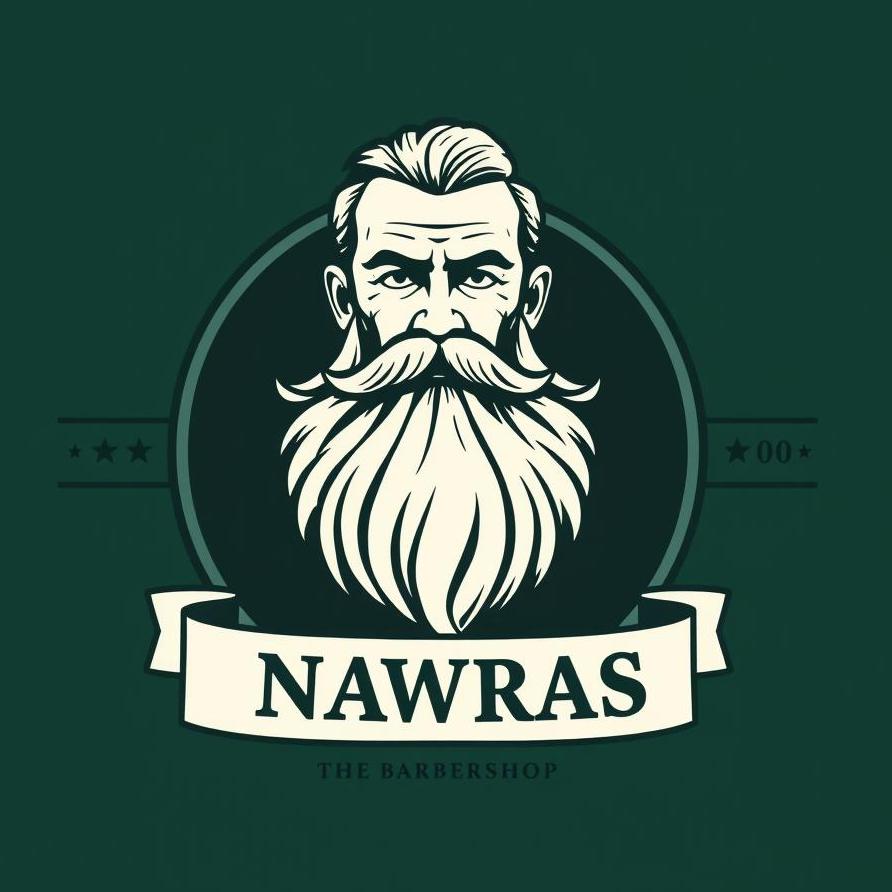 The barbershop Nawras logo