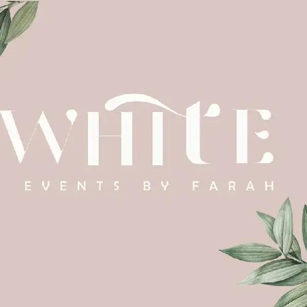 White Events by Farah logo